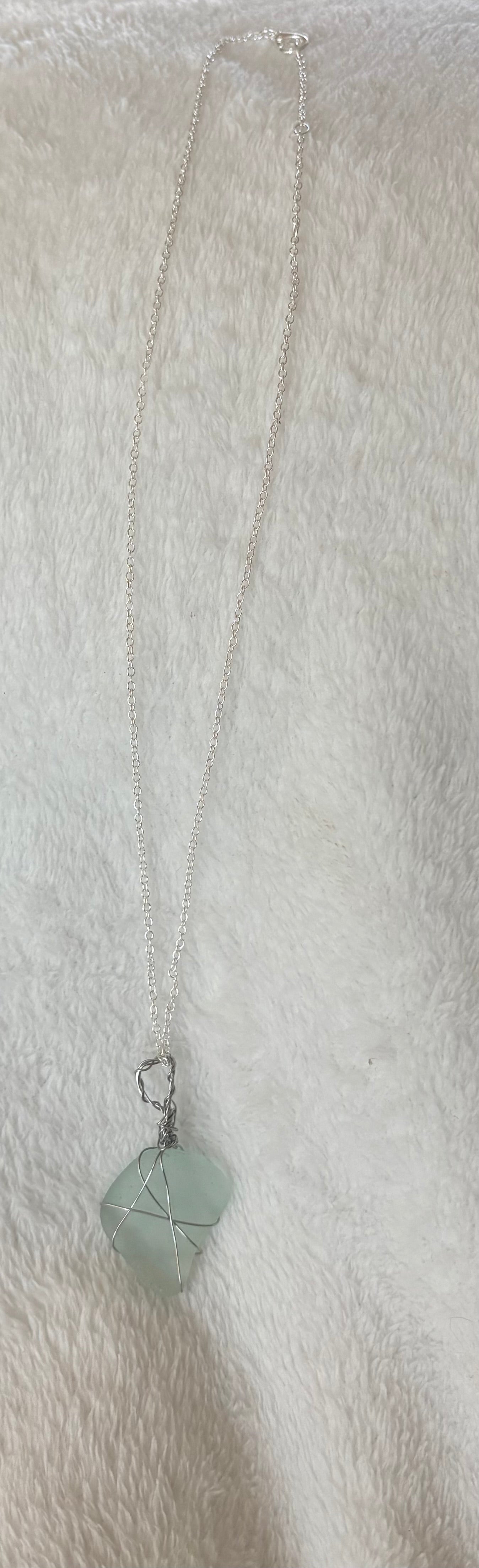 Sea glass necklace