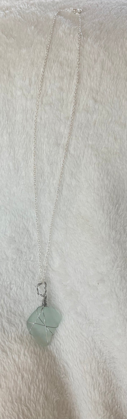 Sea glass necklace