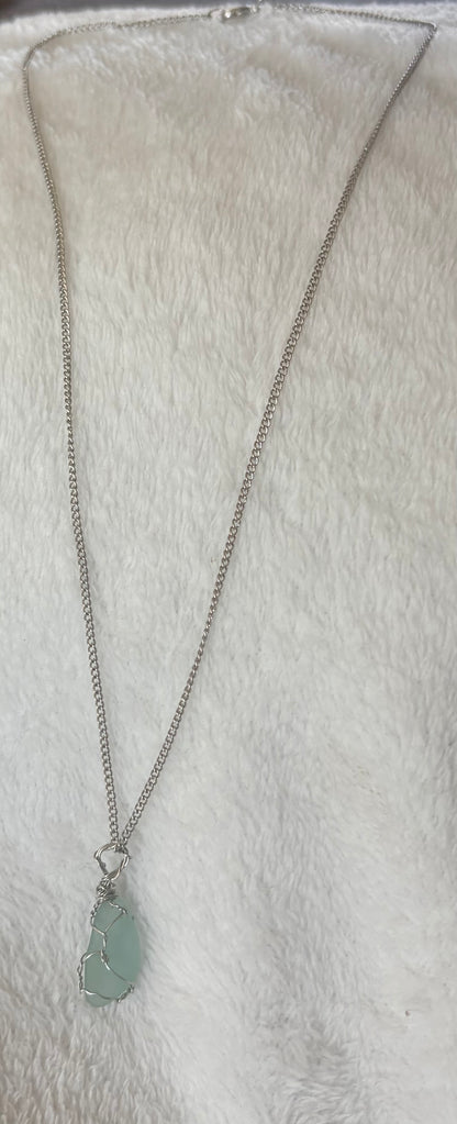 Sea glass necklace