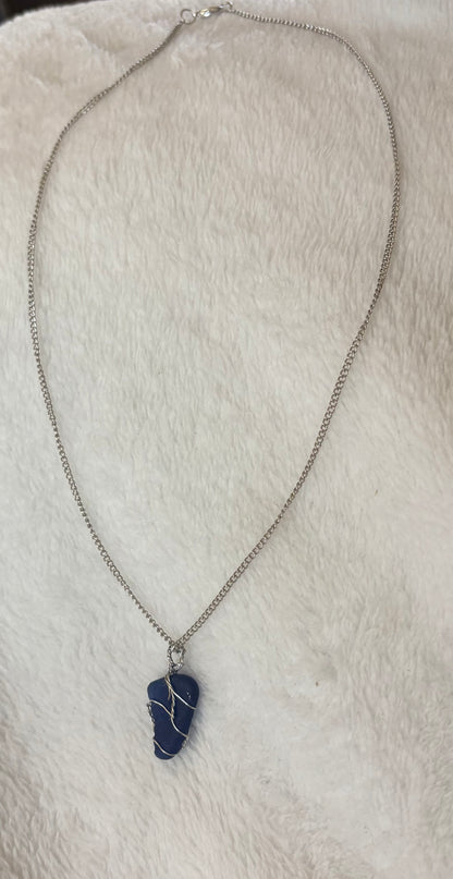 Sea glass necklace