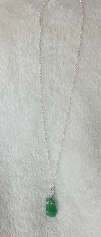 Sea glass necklace