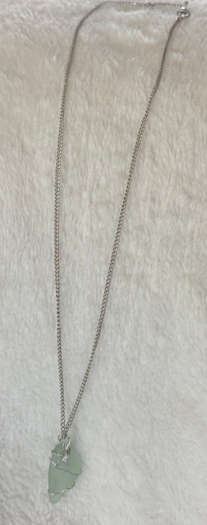 Sea glass necklace