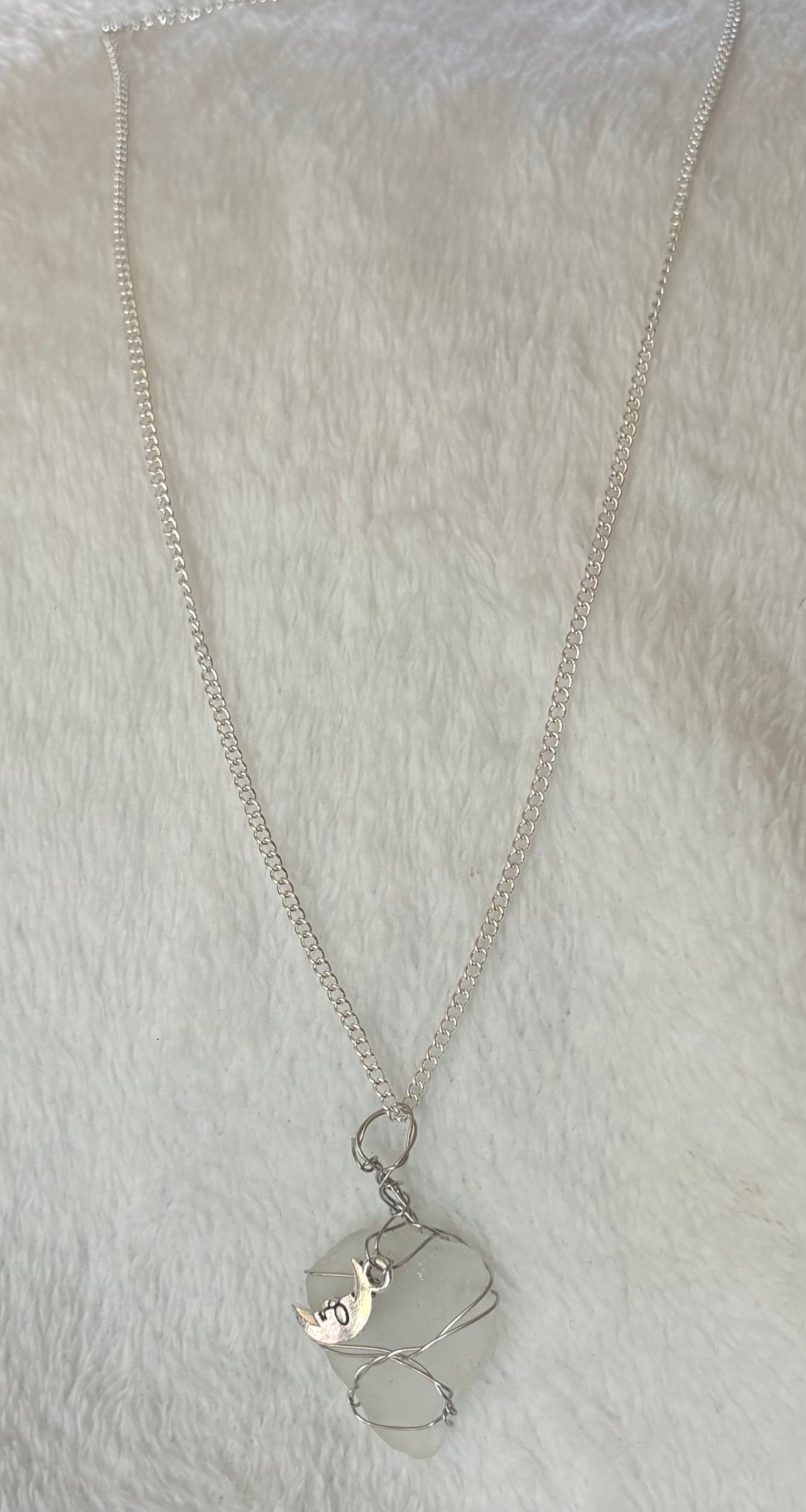 Sea glass necklace