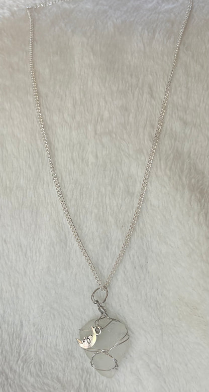 Sea glass necklace
