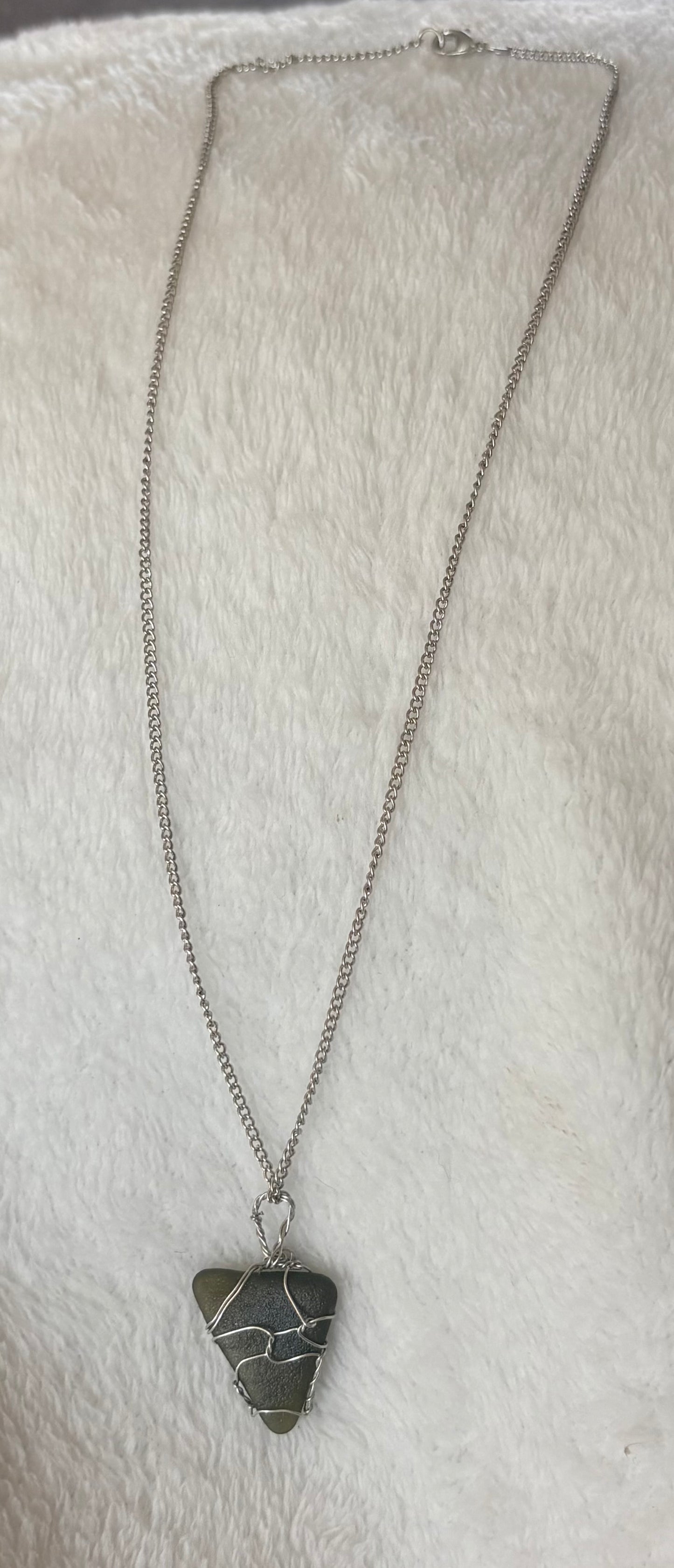 Sea glass necklace