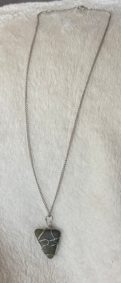 Sea glass necklace